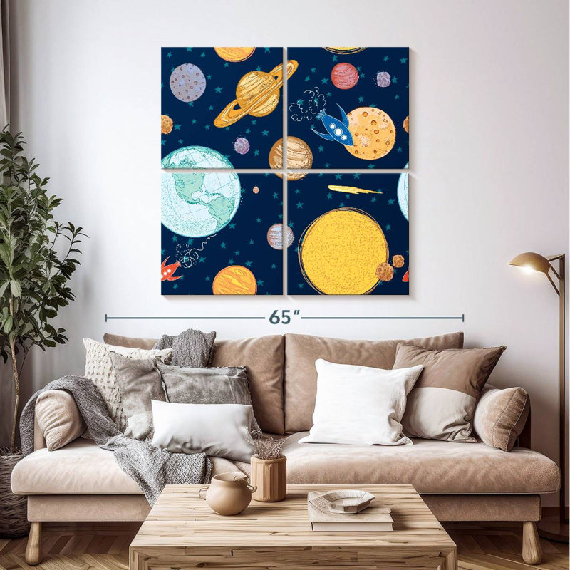 Oberle Space Journey Pattern, 45" H x 45" W