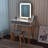 Avitaz Vanity Table Set with 3 Modes Adjustable Brightness Mirror and Cushioned Stool-1253720224