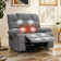 Oversized Manual Swivel Glider Rocker Recliner