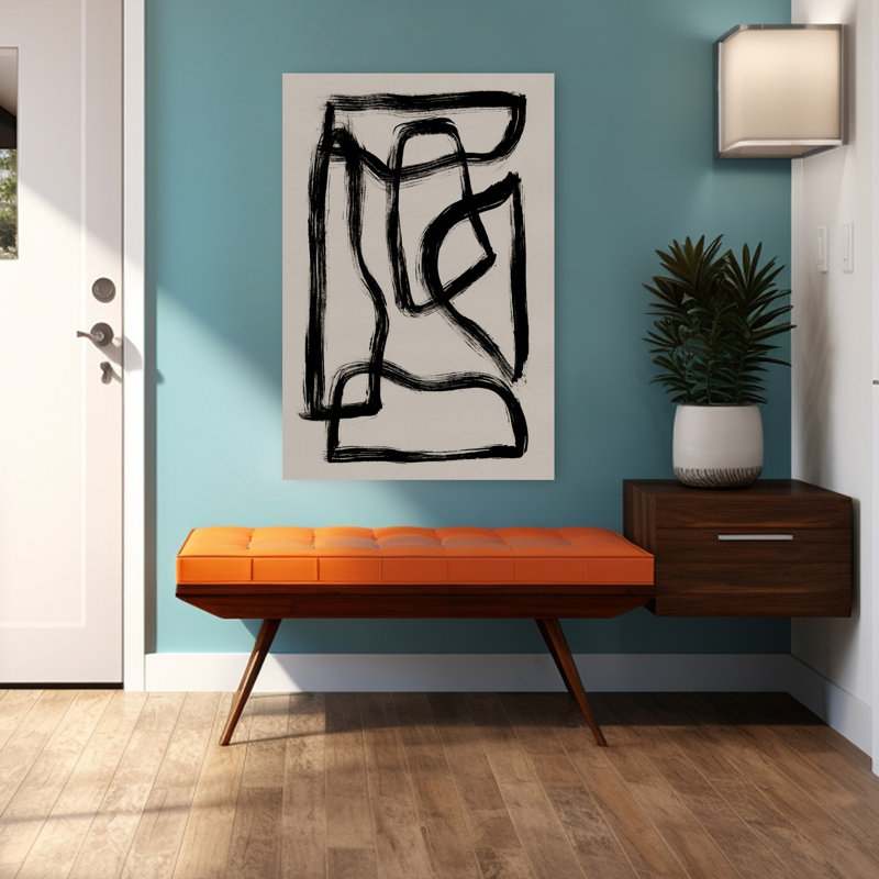 Art contemporain contemporain, H 48 po x l 32 po