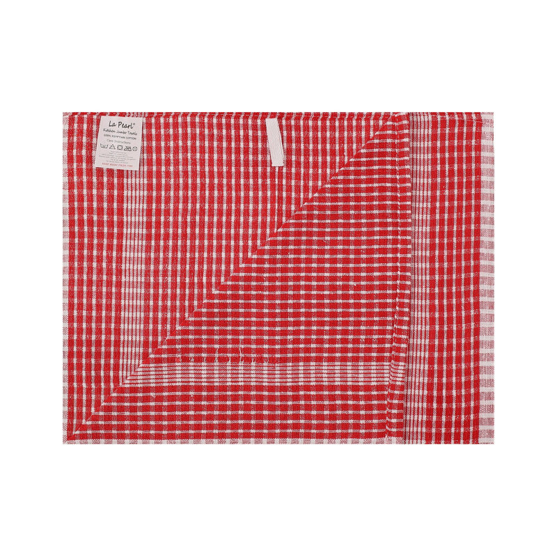 Cotton Tea Towel Kitchen Towel, Red