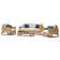 Tullio 4 - Person Patio Conversation Sets with Cushions