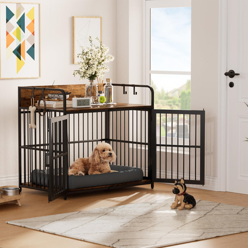 Steel Dog House with 2 Doors