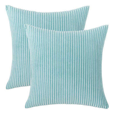 Housse de coussin à rayures