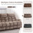 Edilmar 83.1'' Wide Contemporary and Overstuffed Manual Reclining Sofa with Wide Backrest-579577827