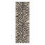 Tapis ivoire / noir à motif animal lavable à la machine avec envers antidérapant-1393919567-1553258041