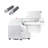Commercial Meat Tenderizer, Heavy-Duty 304 Stainless Steel Kitchen Tool with Meat Tong, 750W Electric Meat Tenderizer Machine for Beef, Cleaning Brush, and Tray, Turkey, Chicken, Pork, and Fish
