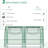 6' X 3' Greenhouse, Steel Constructed, 2 Pe/plastic Covers & Roll Up Windows, , Enhance Plant Growth Quality, Double Protection Substance Garden Made, Lengthen Growing Season, Mechanism