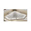 SIGNATURE® Corner 6060 Drop-In Soaking RH 3-Tile Flange Oyster-847981242-847981237