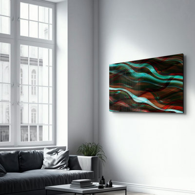 Elegant Tempered Glass Painting, 27.6 x 43.3 Inches | 100% Tempered Glass, Thickness: 0.16 Inches | UV Printed Artwork, Perfect for Home Decor & Modern Interiors, Stunning Visuals for Any Room