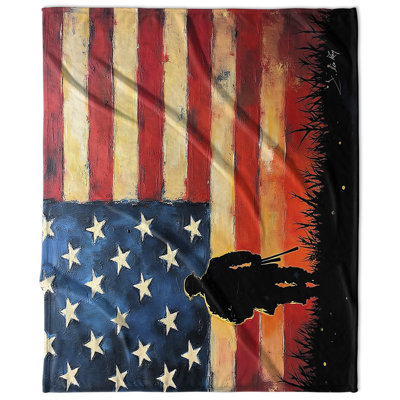 Honor And Glory Velveteen Blanket