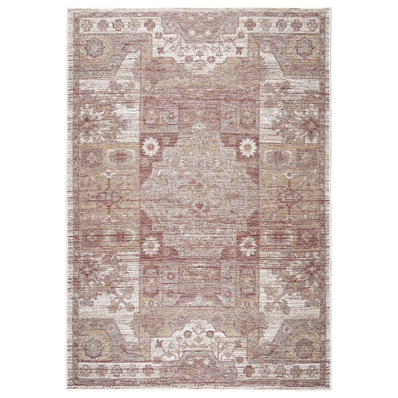 Bentzel Oriental Indoor / Outdoor Rug, Rectangle 6'7" x 9'4"