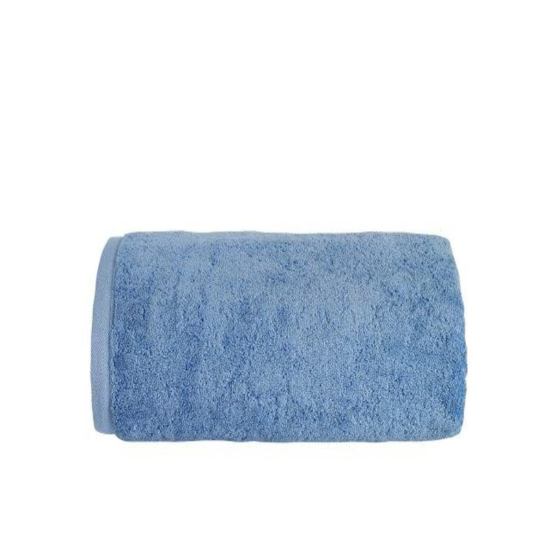 Benslimane %100 Turkish Cotton Jumbo Bath Sheet, Quickdry, Blue