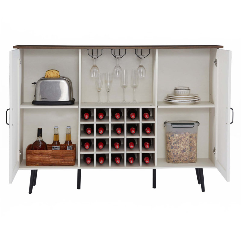 Armoire à vin avec porte-bouteilles
