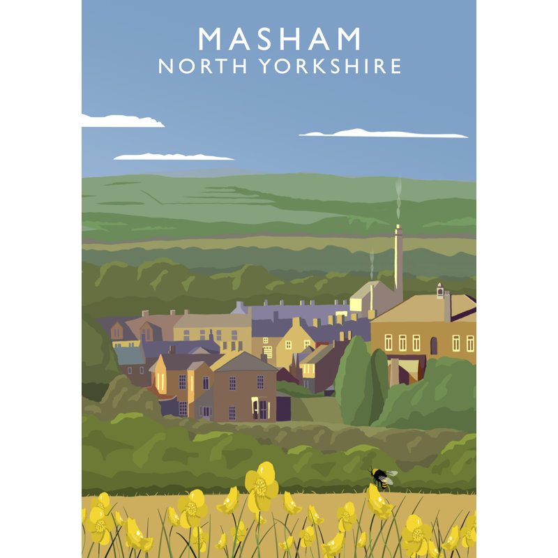 Masham by Richard O'Neil - Print, 40 cm H x 30 cm W x 1 cm D, No Frame