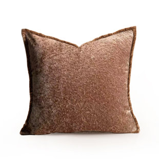 Housses de coussin décoratives en velours doux et luxueux, coussins de canapé carrés de 18 po x 18 po, salon et chambre à coucher (Ensemble de 2)