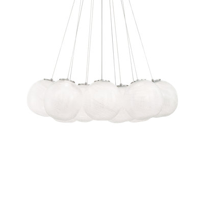 Lustre en globe 12 lumières Cosmic Glass