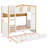 Multi-Function Bunk Bed House Guardrails, Storage Shelves & Trundle-1429086140