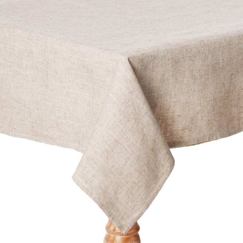 Louana Solid Color Tablecloth, 120" x 90"
