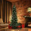 Arbre de Noël artificiel pin fin 6,5 pi avec lumières intelligentes incandescentes et base Fraser-1337929333
