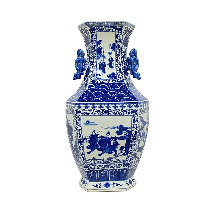 Vase de table en porcelaine fait à la main