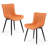 Jimma Faux Leather Upholstered Wingback Dining Chair with Iron Legs-201034826