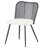 Rattan Back Dining Chairs,Upholstered Boucle Kitchen Chairs,Mid Century Modern Dining Room Chairs,Pe Cane Chairs For Kitchen Room With Metal Legs,Black Set Of 4-2030762187