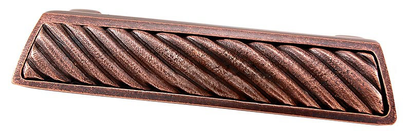 Sanzio 3 Center to Center Bar Pull, Antique Copper