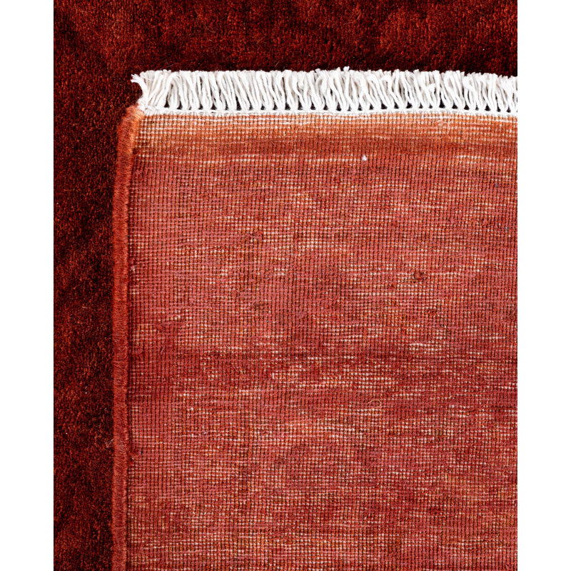 Overdyed One-of-a-Kind 5' 3" X 6' 5" Hand Knotted Area Rug