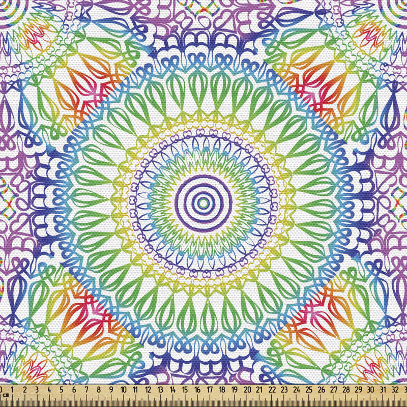 multicolore, l 58 po x L 108 po