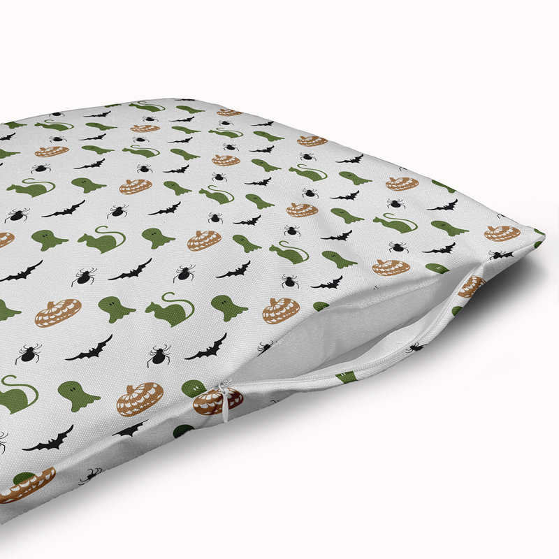 Housse et insert de coussin carré en polyester , 24 po x 24 po, Oignon vert