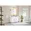 Meuble-lavabo double avec base en bois Gavino-148278212