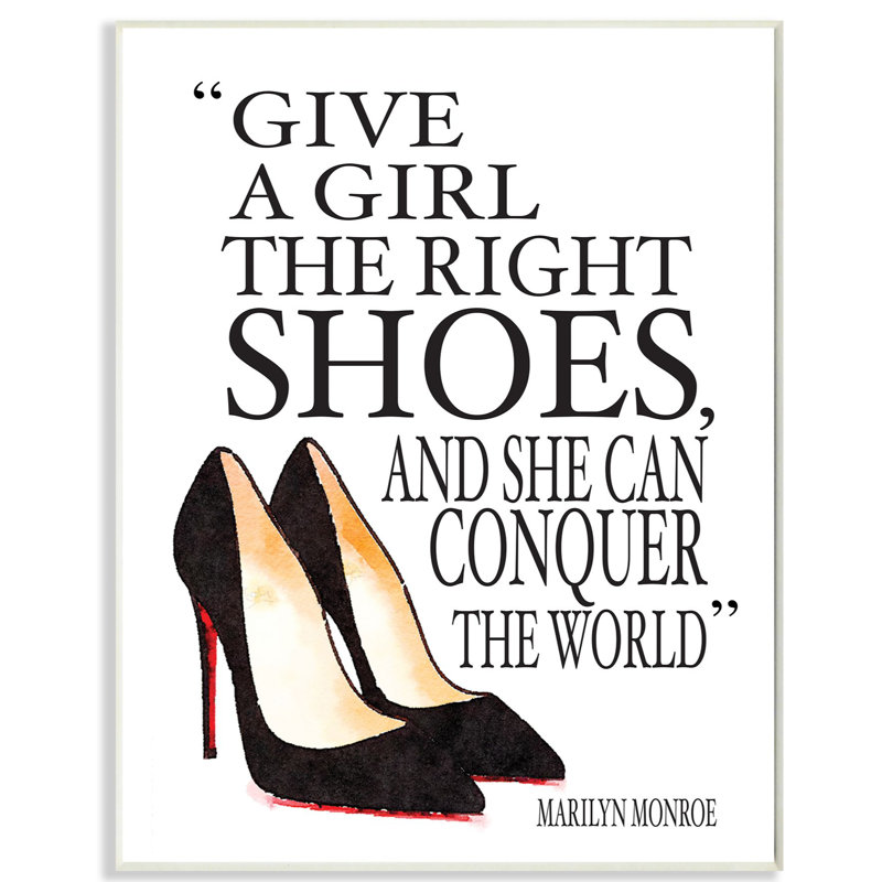 « styleing designer chaussures inspiration word », impression, H 15 po x l 10 po, Plaque murale