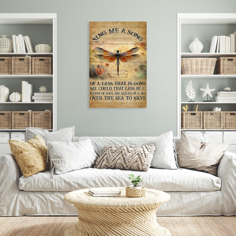 Sing Me A Song Music, impression sur toile, H 14 po x l 11 po x P 1,25 po
