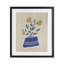April Spring Daisy Vase Framed Print Under Glass, design by Beki Marquardt-2044431149-2044431151
