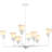 Pinellas 8 - Light Dimmable Tiered Chandelier-94230762