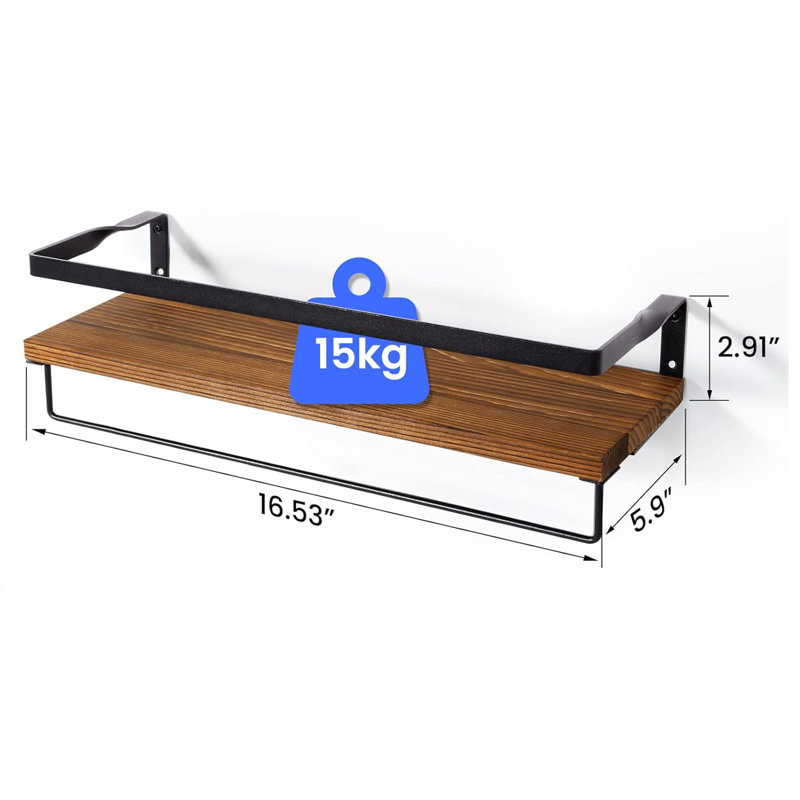 Floating Shelf, Brown