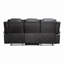 Canapé double inclinable avec porte-gobelets rabattables au centre-120320128
