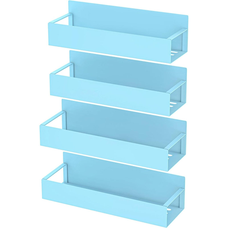 Wall Mounted Required Spice Rack, Blue