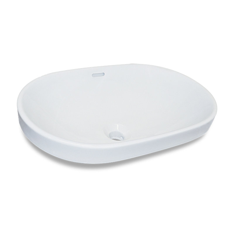 Valley Acrylic Ltd. 15.5 " Ceramic Oval Bathroom Sink