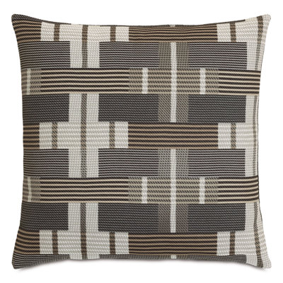 Enoch Geometric Reversible Throw Pillow