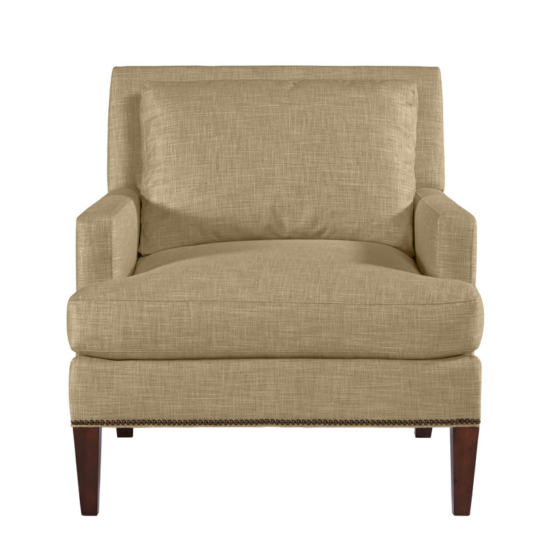 Audrey 36" Wide Armchair, Crystal Camel Polyester