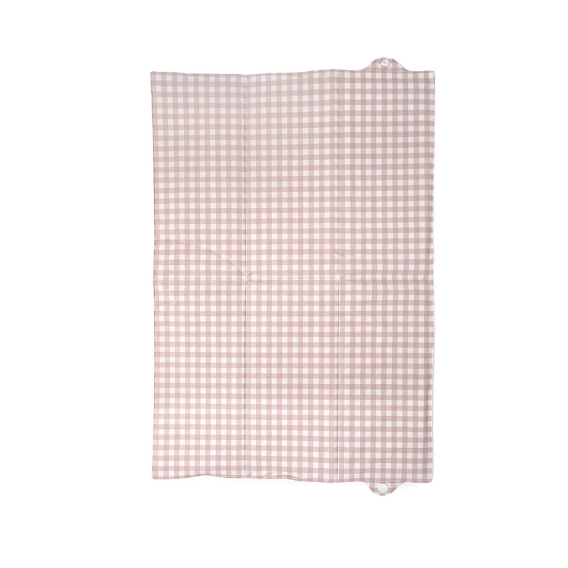 Gingham Foldable Travel Changing Mat