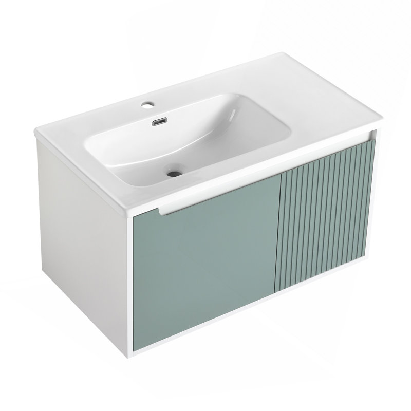 Dessus de meuble-lavabo 36 po en céramique (seulement avec évier)