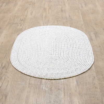 Tapis intérieur / extérieur en polypropylène tressé à la main
