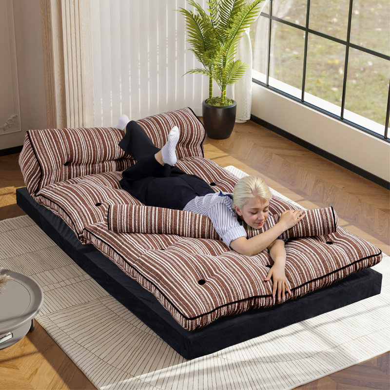 1 Seater Sofa Bed, Red
