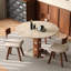 Table ronde en bois massif Rock Board-133450671