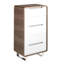 Chiffonier white wood, walnut