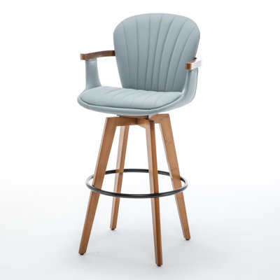 Bartonville Swivel Bamboo Stools