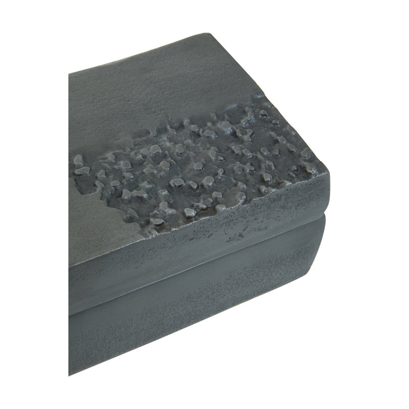 Azilyn Aluminium Decorative Box, Grey